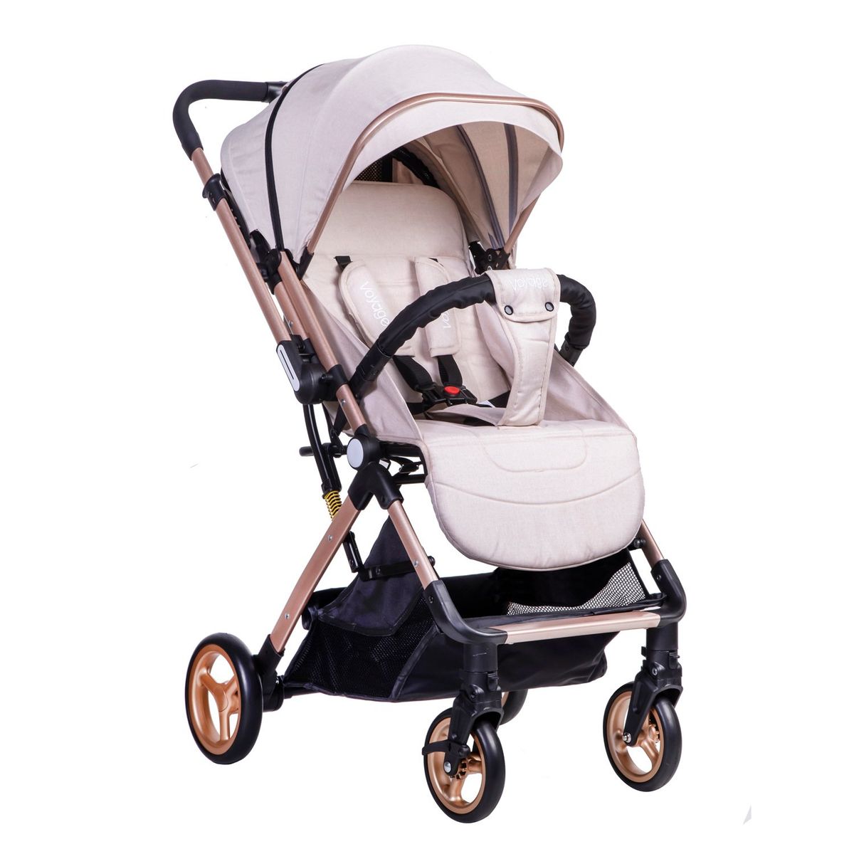 VOYAGE - Coche Paseo V8 Kaki Cambio de Manillar