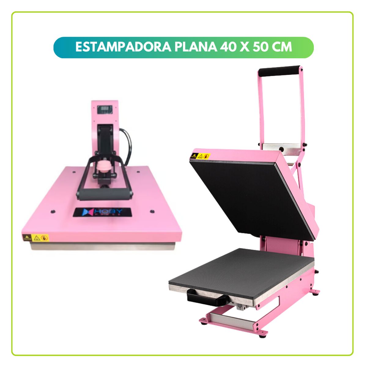 GENERICO - Estampadora plana 40x50 Hoby Press