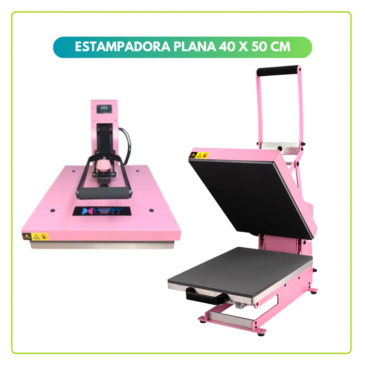 GENERICO - Estampadora plana 40x50 Hoby Press