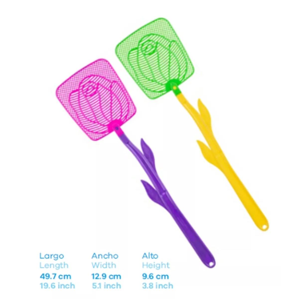 REYPLAST - Raqueta Mata Moscas Zancudos Insectos Plástico Reyplast