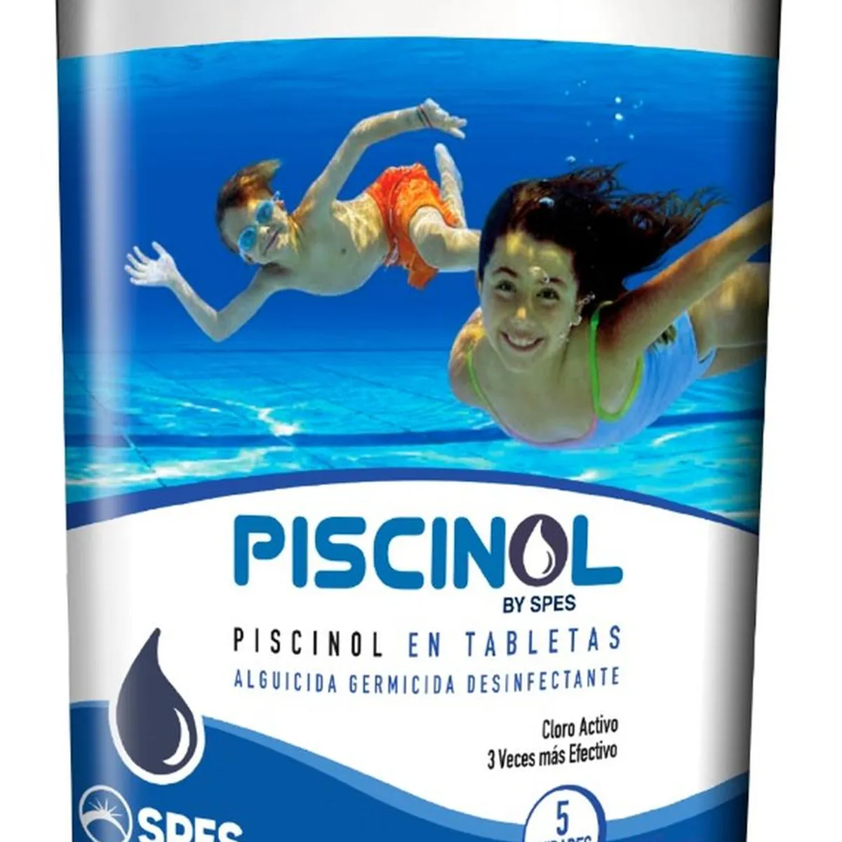 PISCINOL - Cloro Alguicida Germicida Desinfectante Tableta Piscinol 1kg