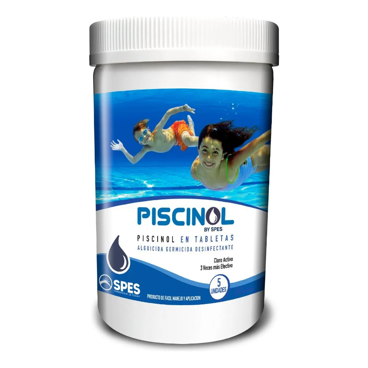 PISCINOL - Cloro Alguicida Germicida Desinfectante Tableta Piscinol 1kg