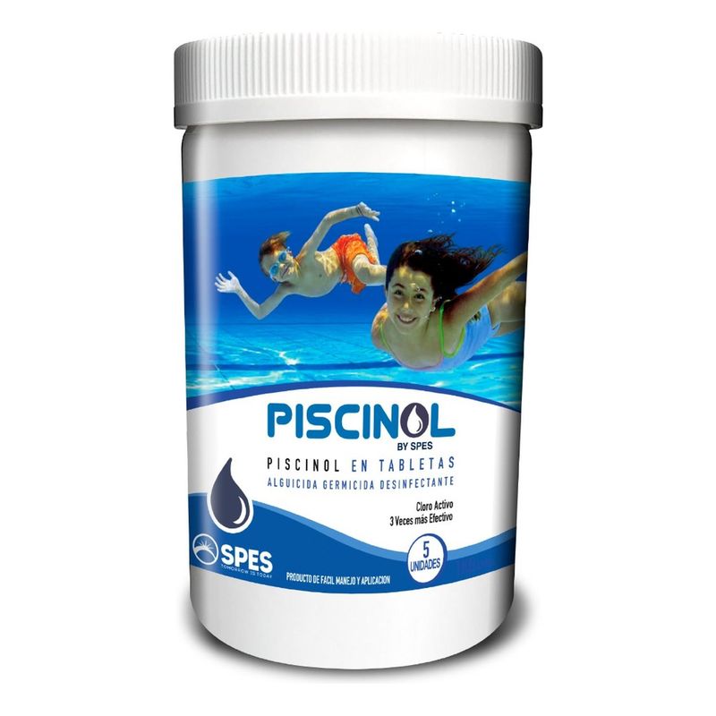 PISCINOL - Cloro Alguicida Germicida Desinfectante Tableta Piscinol 1kg