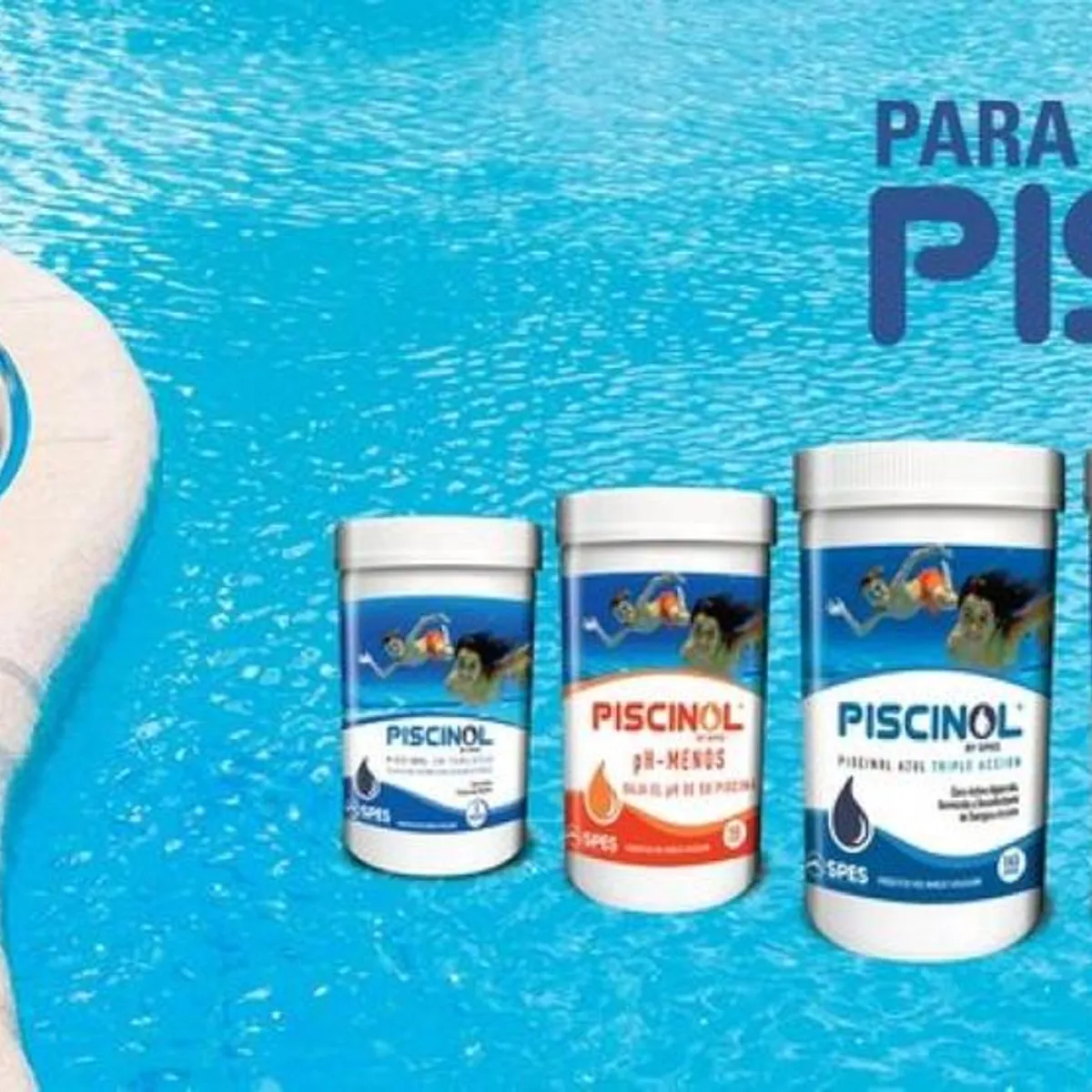 PISCINOL - Cloro Alguicida Germicida Desinfectante Tableta Piscinol 1kg