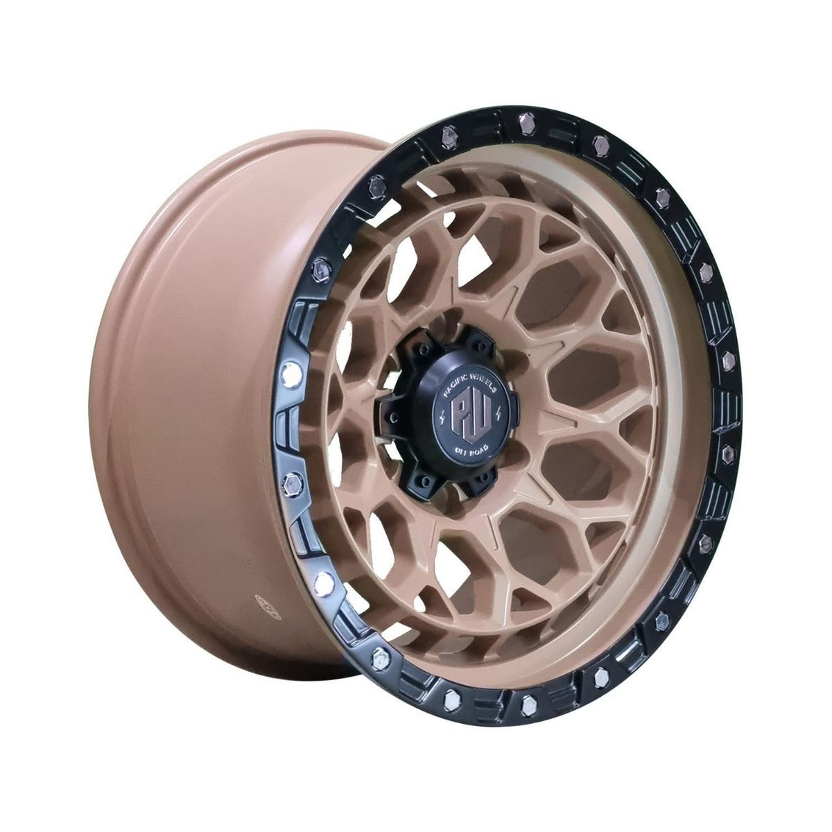 GENERICO - Set 4 Llantas 17x9 6X139 Et0 LOBO SANDDs-LB