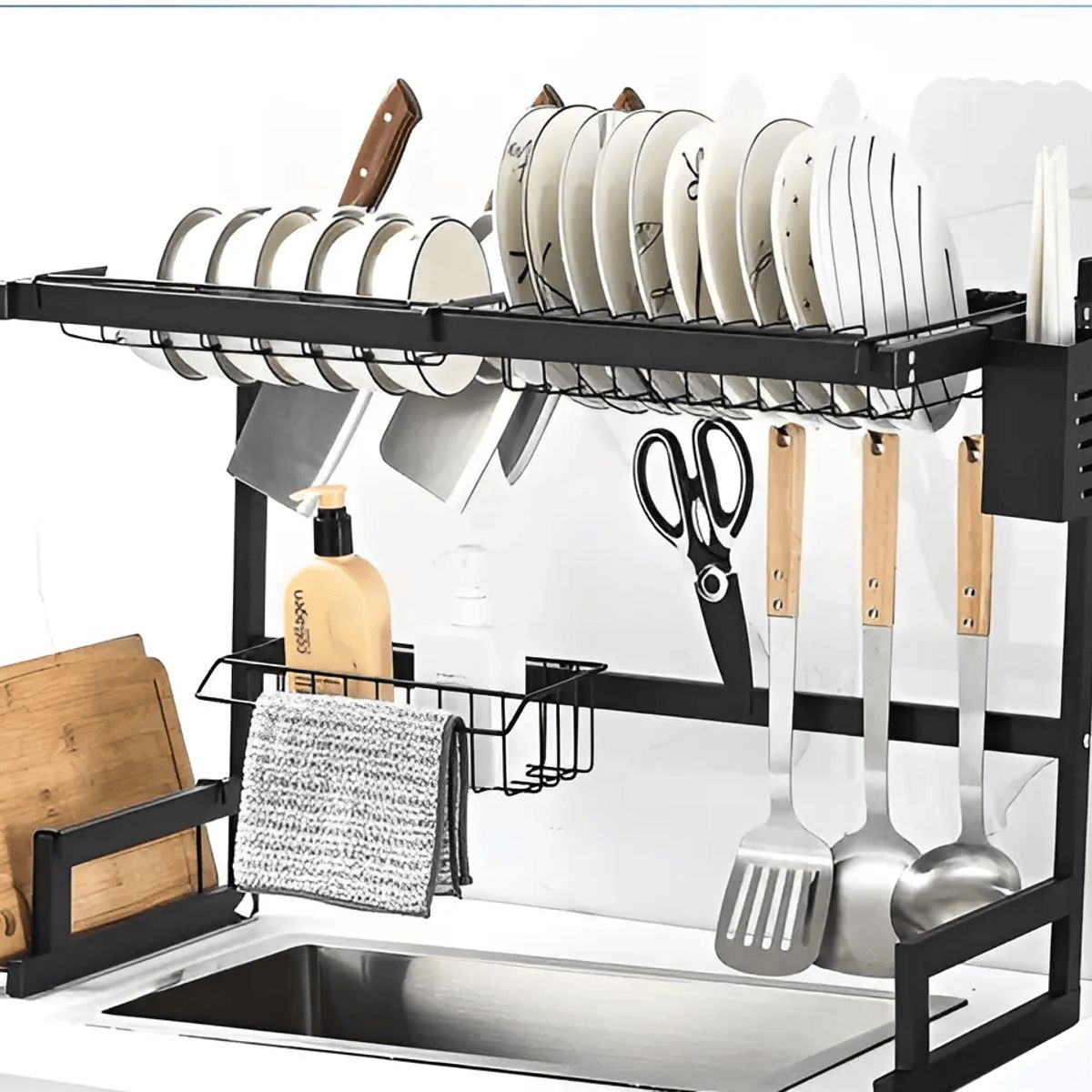 GENERICO - Rack Escurridor Secador Organizador Cocina Secador Platos