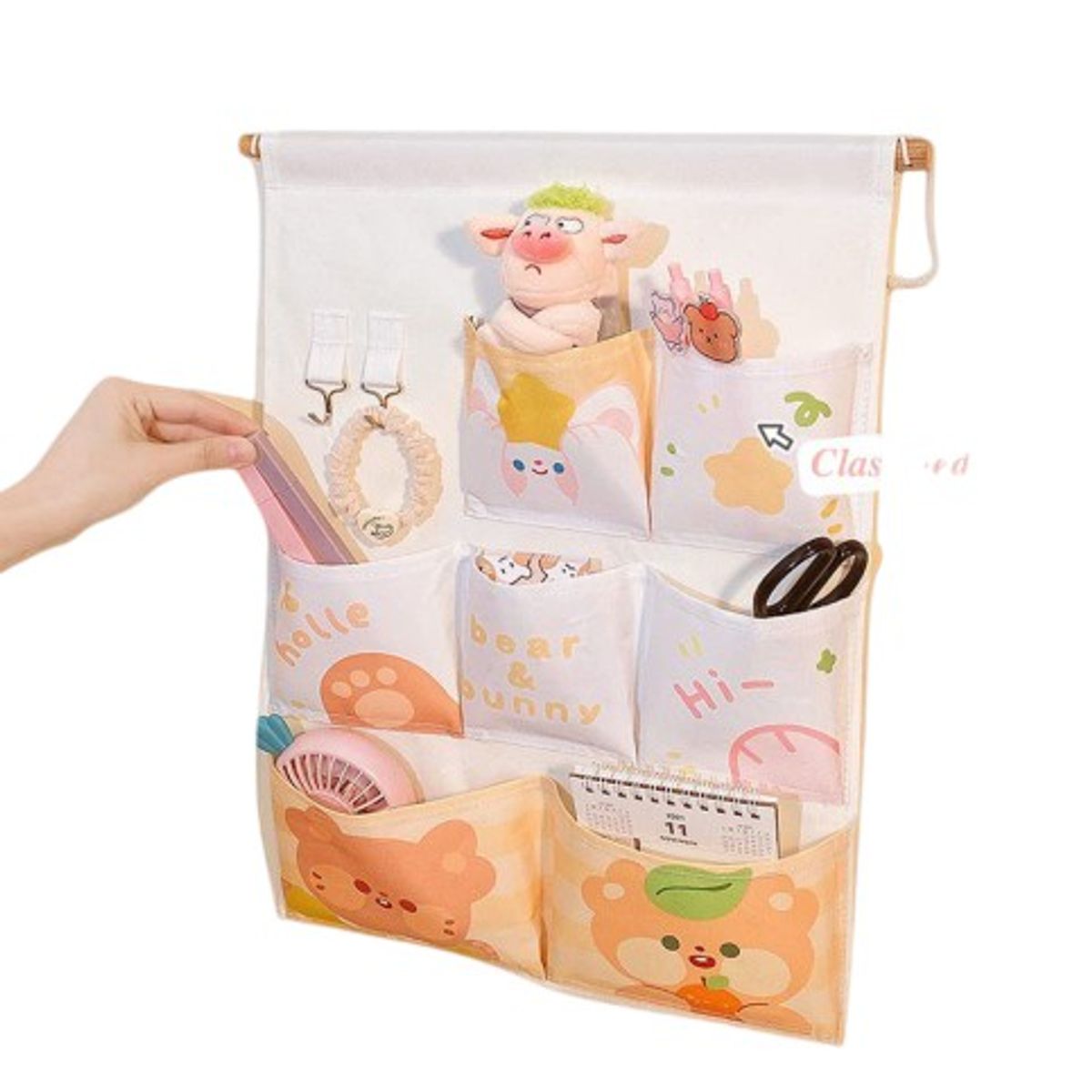 OEM - Organizador Colgante Ideal para Guardar Material Escolar