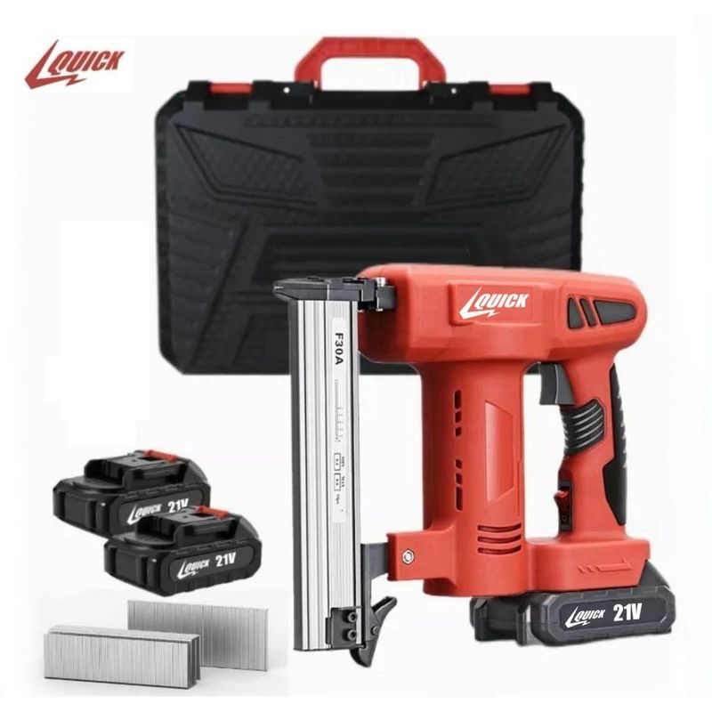 QUICK - Quick Pistola Clavadora Inalámbrica 2 Batería 1 Cargador