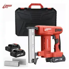 QUICK - Pistola Clavadora Inalámbrica 2 Batería 1 Cargador