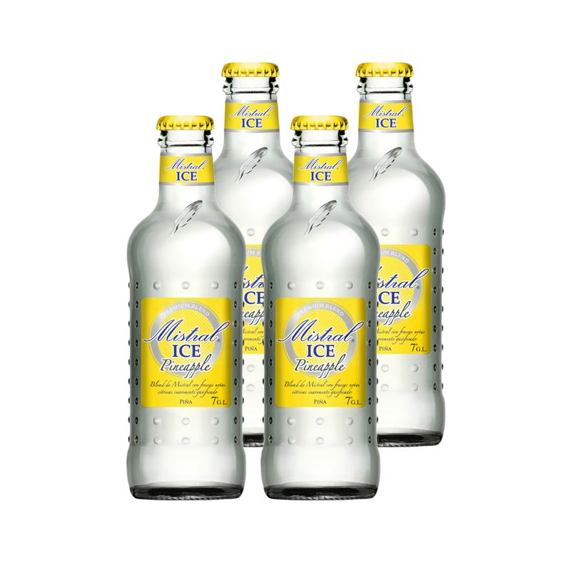 MISTRAL - 4x Cóctel Mistral ICE Pineapple 275cc