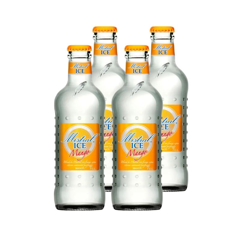 MISTRAL - 4x Cóctel Mistral Ice Mango 275cc