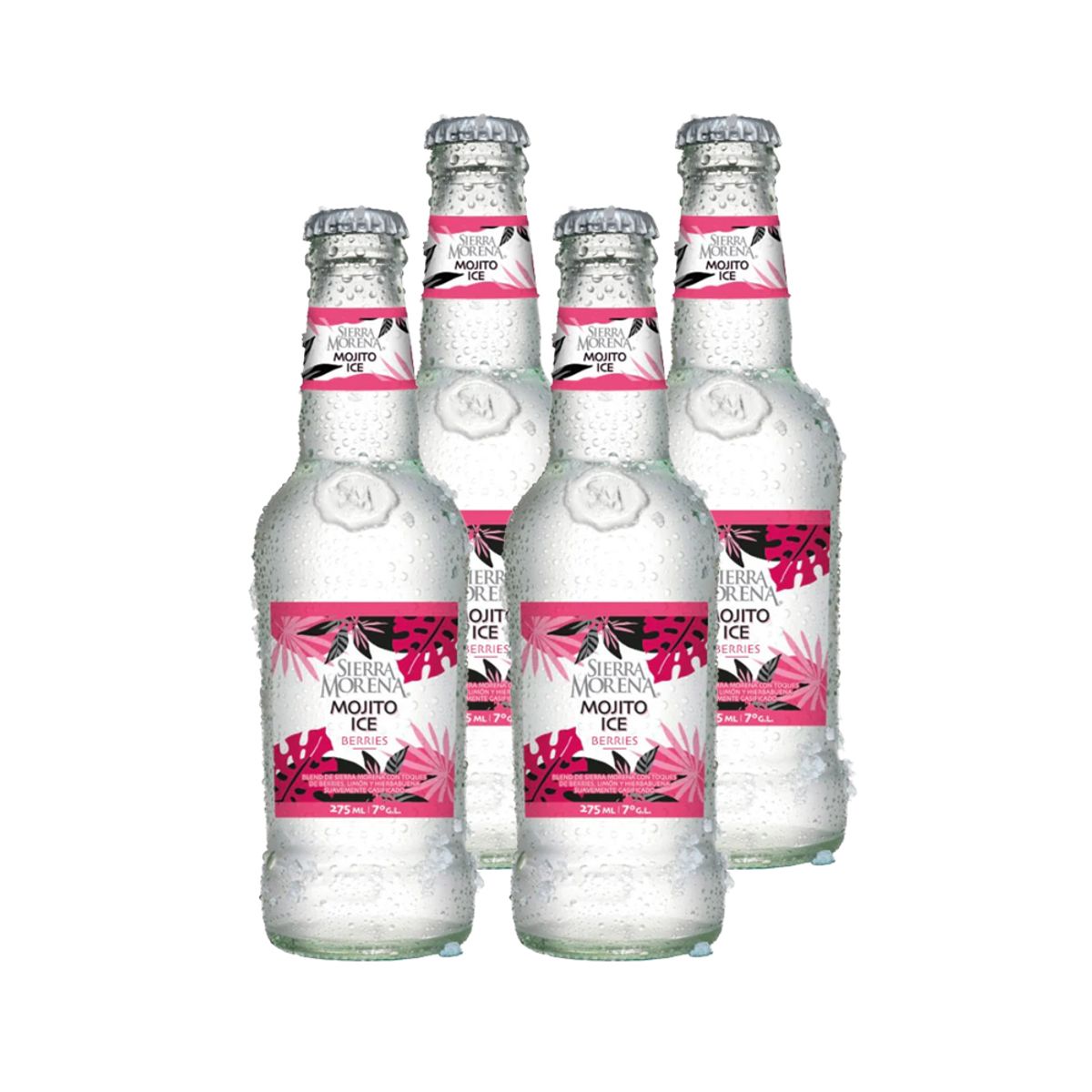 SIERRA MORENA - 4x Cóctel Sierra Morena Mojito Ice Berries 275cc