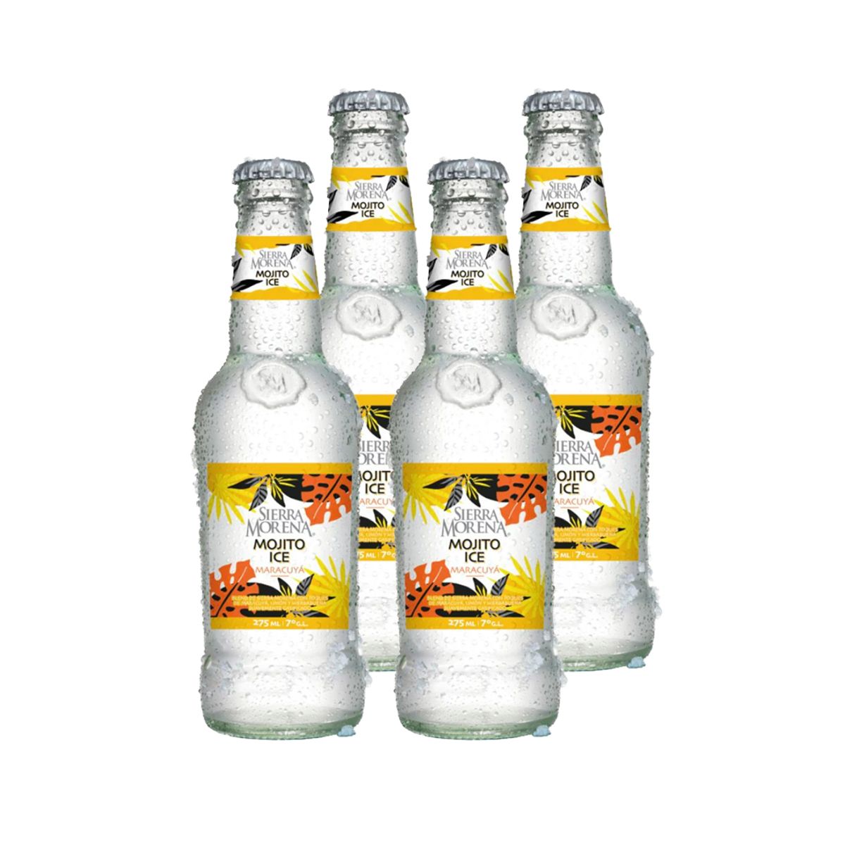 SIERRA MORENA - 4x Cóctel Sierra Morena Mojito Ice Maracuyá 275cc