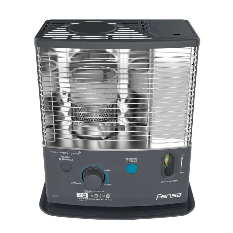 FENSA Estufa Parafina Mecha 4,2 Litros 2,7Kw con Encendido Eléctrico F 720+