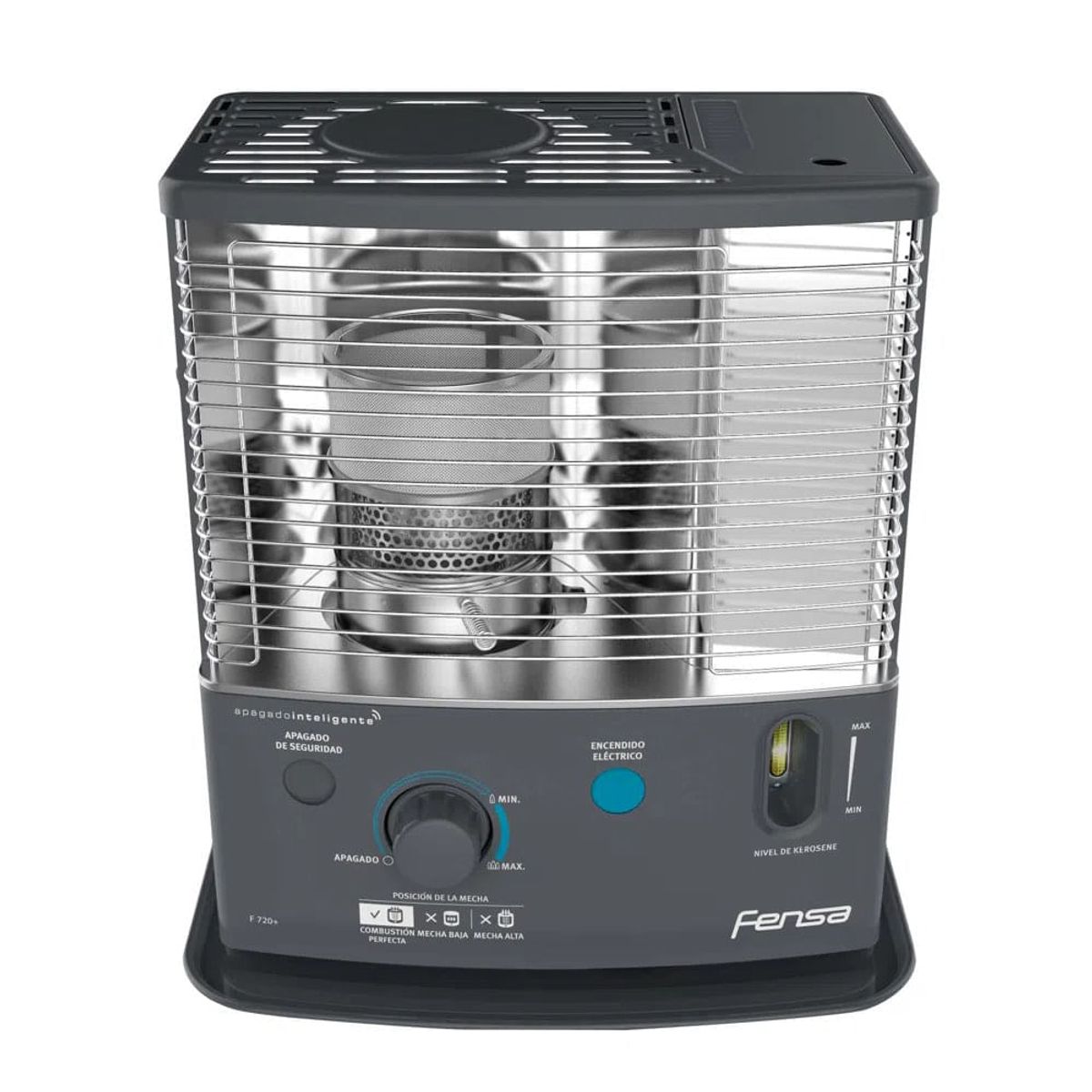FENSA - Estufa Parafina Mecha Fensa 4,2 Litros 2,7Kw con Encendido Eléctrico F 720+