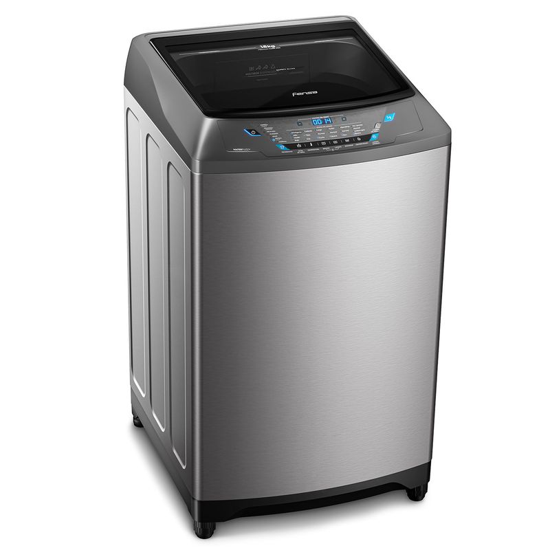 FENSA - Lavadora Automática Fensa 18Kg Carga Superior Filtro Pelusas Premium Care Pro 18X Gris