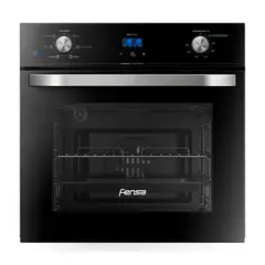 FENSA - Horno Empotrable Eléctrico 59L Timer Digital y Turbo Convector FHE 1190T Negro