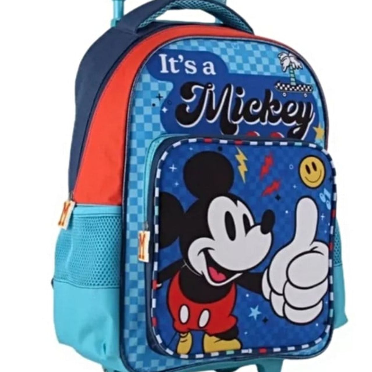 GENERICO - SET ESCOLAR DE MOCHILA CON RUEDAS + ESTUCHE + LONCHERA A5