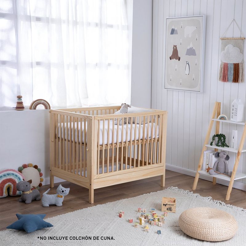 LATAM HOME - Cuna Evolutiva Zen Baby Borja Madera 100X70