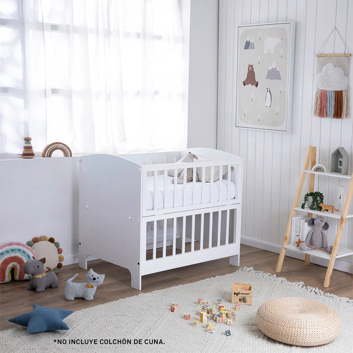 LATAM HOME - Cuna Evolutiva Zen Baby Alba 100X70