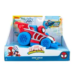 IMEXPORTA - Vehículo Retráctil Pull Black 15 Cm Spidey
