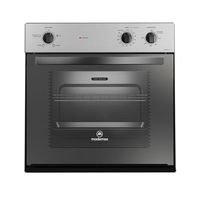 Horno Empotrable Eléctrico 66L Timer y Cavidad Esmaltada M Spazio 140A Gris