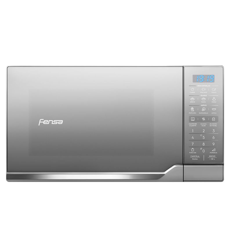 FENSA - Microondas Fensa Digital 25 Litros Espejado Gris NMDO25S5GCRG