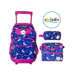 GENERICO - PACK ESCOLAR 3 PCSZ EQUIZDE UNICORN