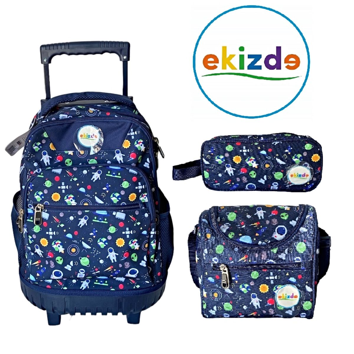 GENERICO - PACK ESCOLAR  3 PCSZ  EQUIZDE SPACE