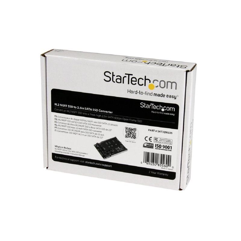 STARTECH - Case Adaptador Disco Ssd M2 A Sata 2,5 Startech Interno