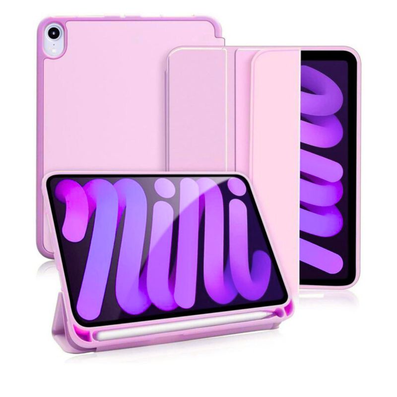 GENERICO - Funda Para iPad Mini 7 Espacio Ranura Para Lapiz - Rosa