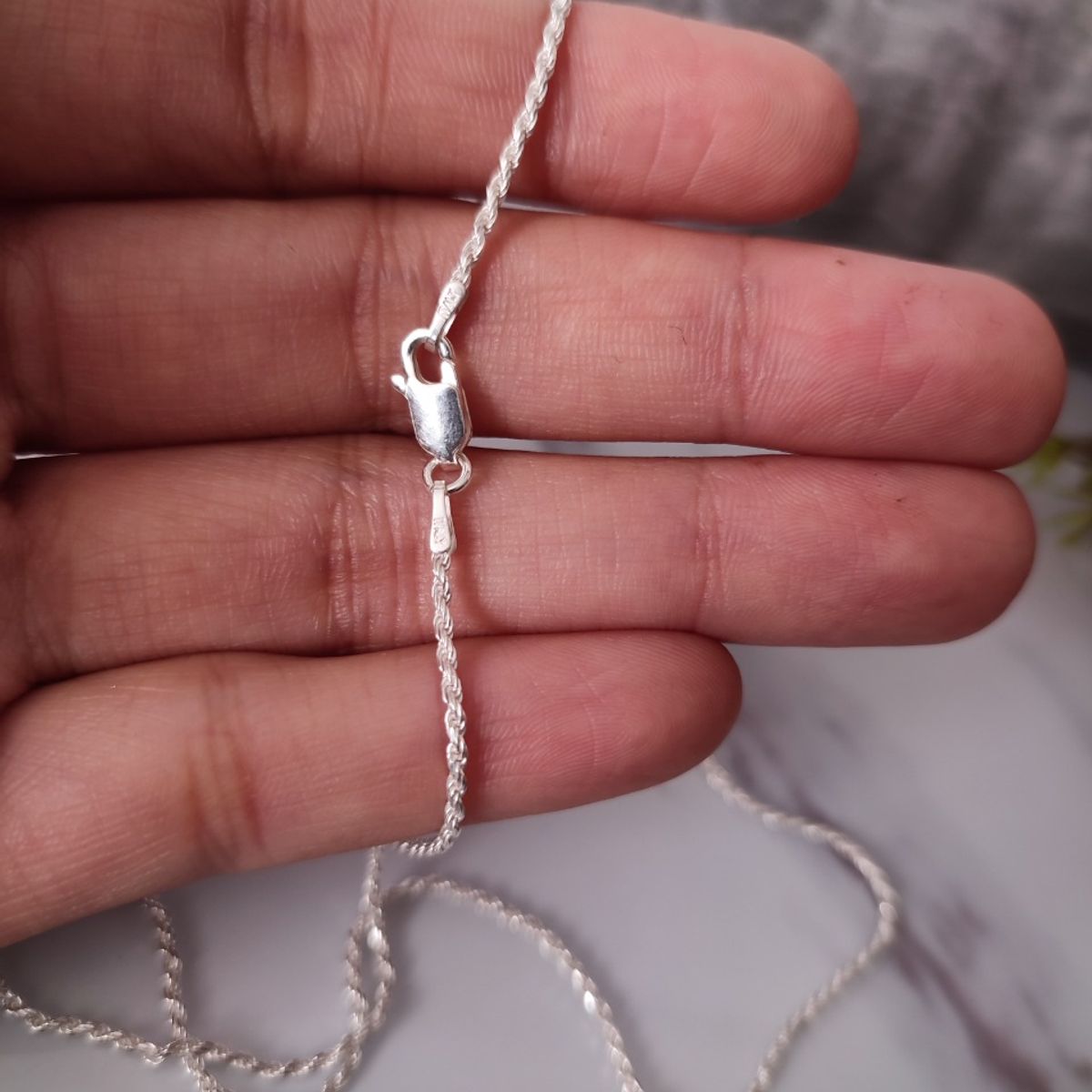 GENERICO - Cadena tejido Tourbillon en Plata Ley 925