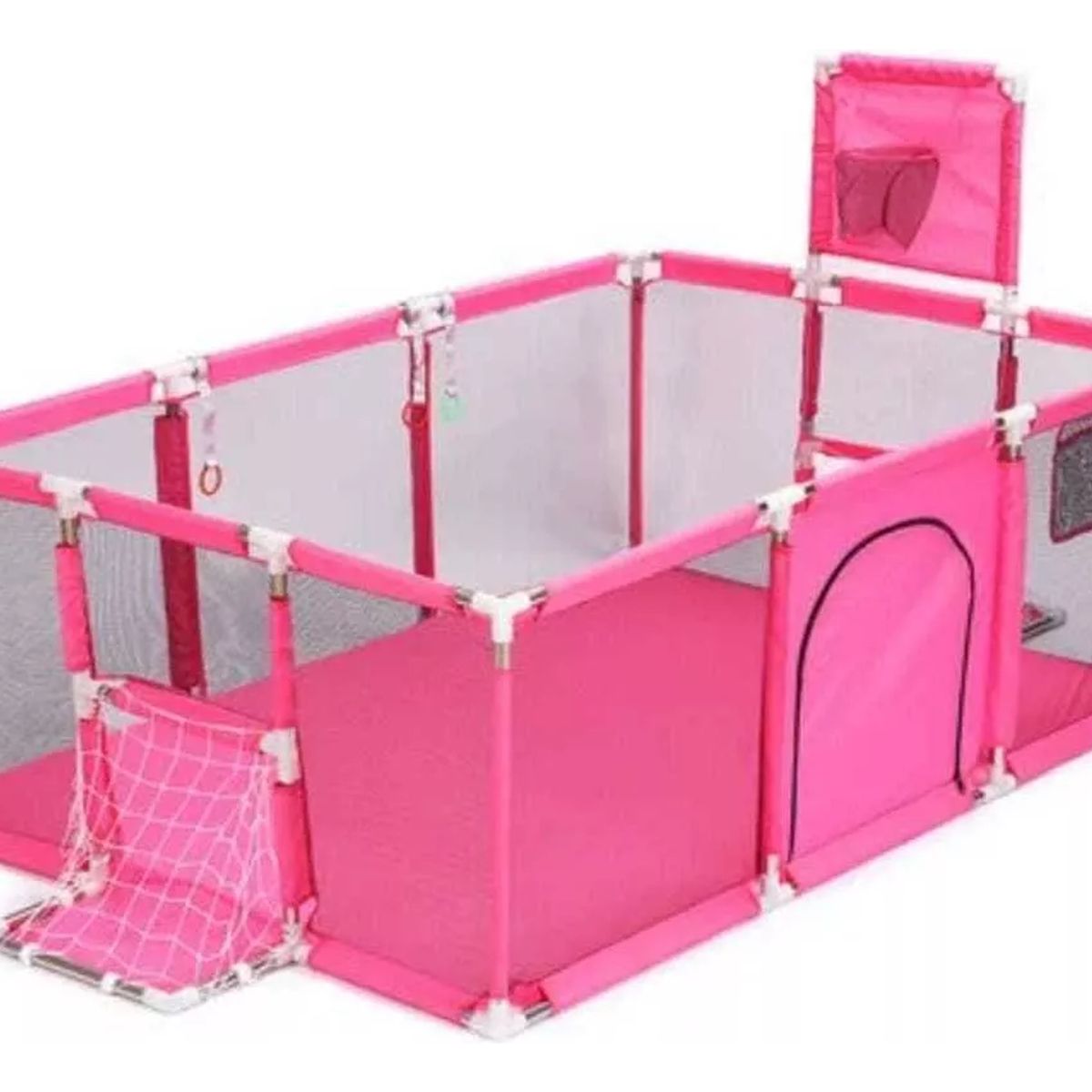 U BUY - Corral Seguridad Bebes Con Aro De Basket 180cm rosa