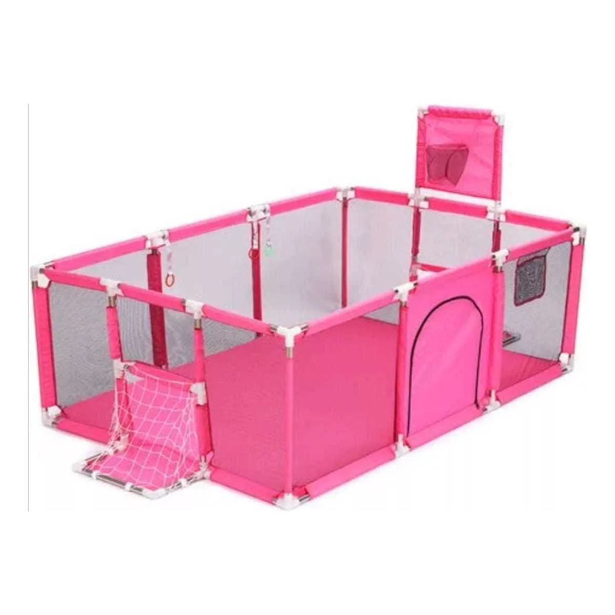 U BUY - Corral Seguridad Bebes Con Aro De Basket 180cm rosa