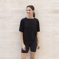 Polera Manga Corta Negro