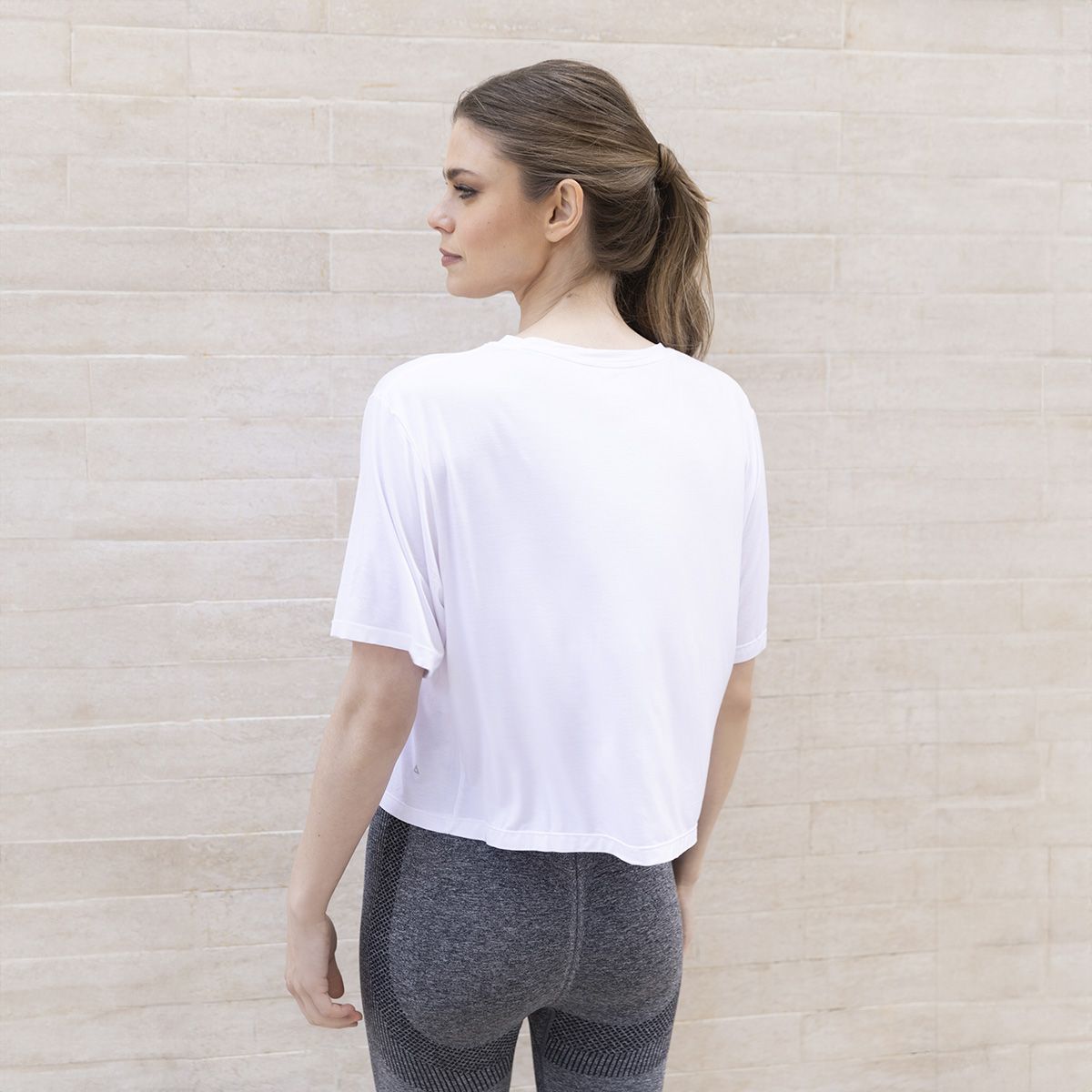 MONARCH - Polera Manga Corta Blanco Monarch