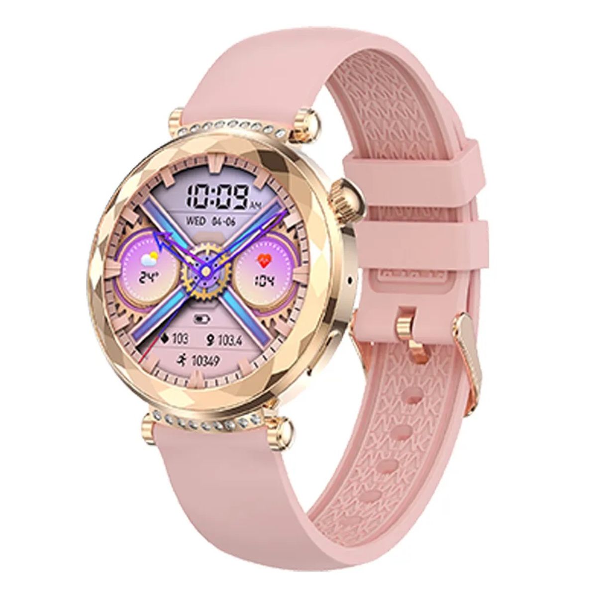 STARTECHOFFICE - Reloj Inteligente Smartwatch HK88 Amoled IP68 NFC Notificaciones Salud Deporte IP67