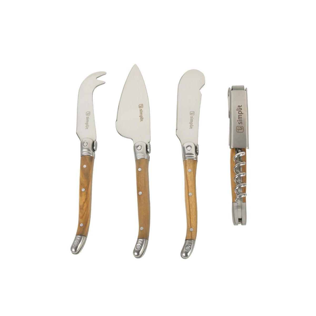 SIMPLIT - Set Cuchillos para Queso 4 pcs Provenza Simplit