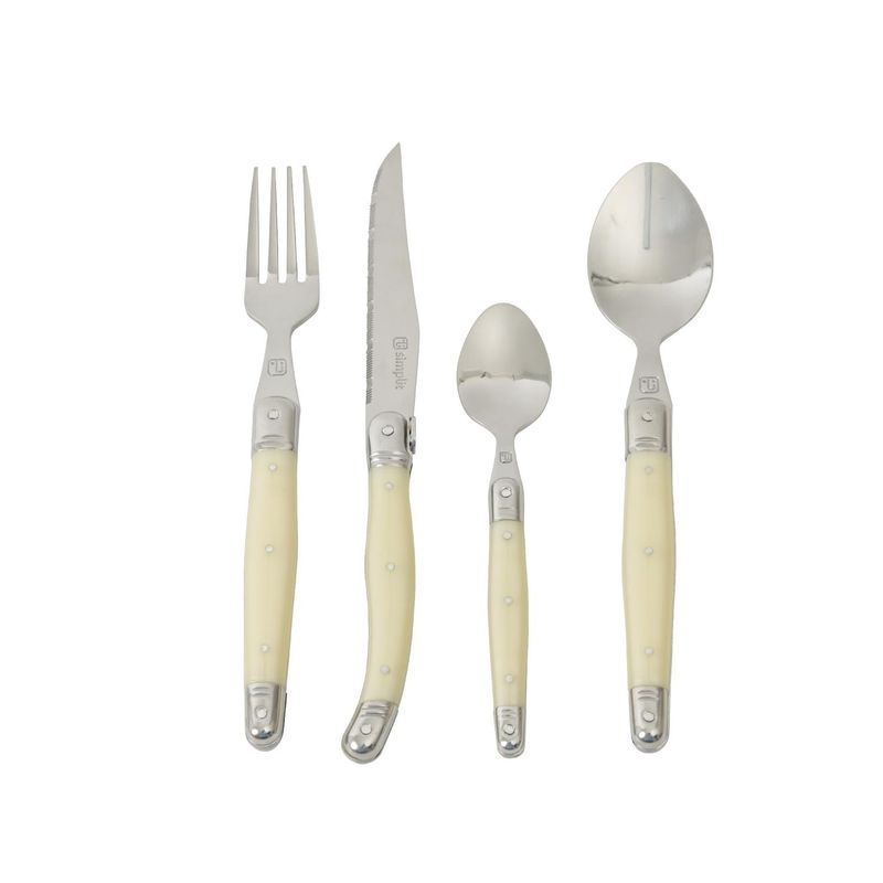 SIMPLIT - Set de Cuchillería 24 pcs Cubiertos Versalle Simplit