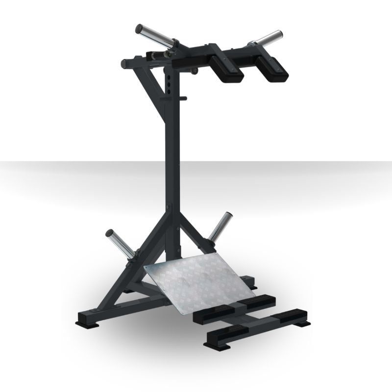 GENERICO - Máquina de Sentadilla De Pie Stand Calf Raise 6080 Negra