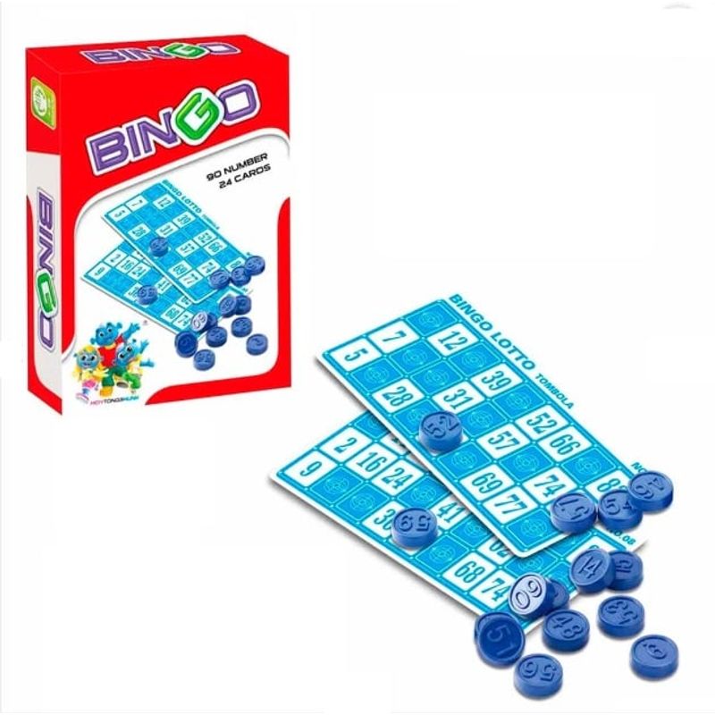 GENERICO - Juego De Bingo Interactivo Con 90 Números Y 24 Cartas