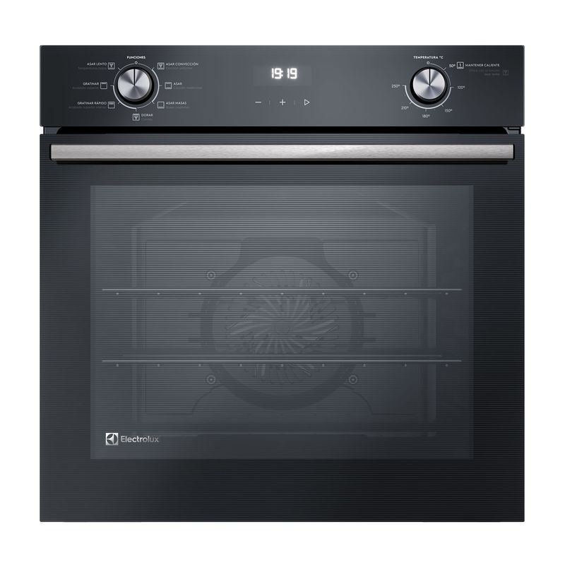 ELECTROLUX - Horno Empotrable Eléctrico Electrolux 80 Litros Convección y PerfectCook360 OE8EH Negro
