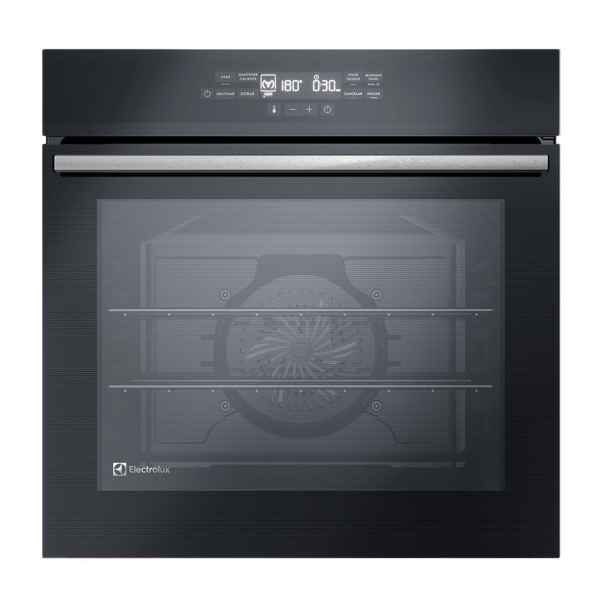 ELECTROLUX - Horno Empotrable Eléctrico Electrolux 80 Litros Digital y FoodSensor OE8EF Negro