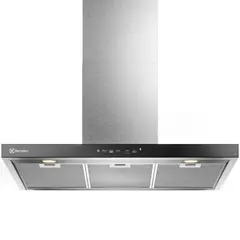 ELECTROLUX - Campana Cocina Extractora Decorativa Pared 90cm Timer y Panel Touch CE9TF Inox