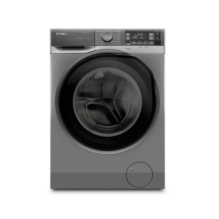 FENSA Lavadora Secadora 11Kg Carga Frontal Lavado Inteligente y UltraMix 11WD Gris