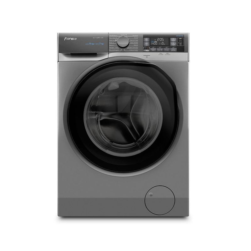 FENSA - Lavadora Secadora Fensa 11Kg Carga Frontal Lavado Inteligente y UltraMix 11WD Gris