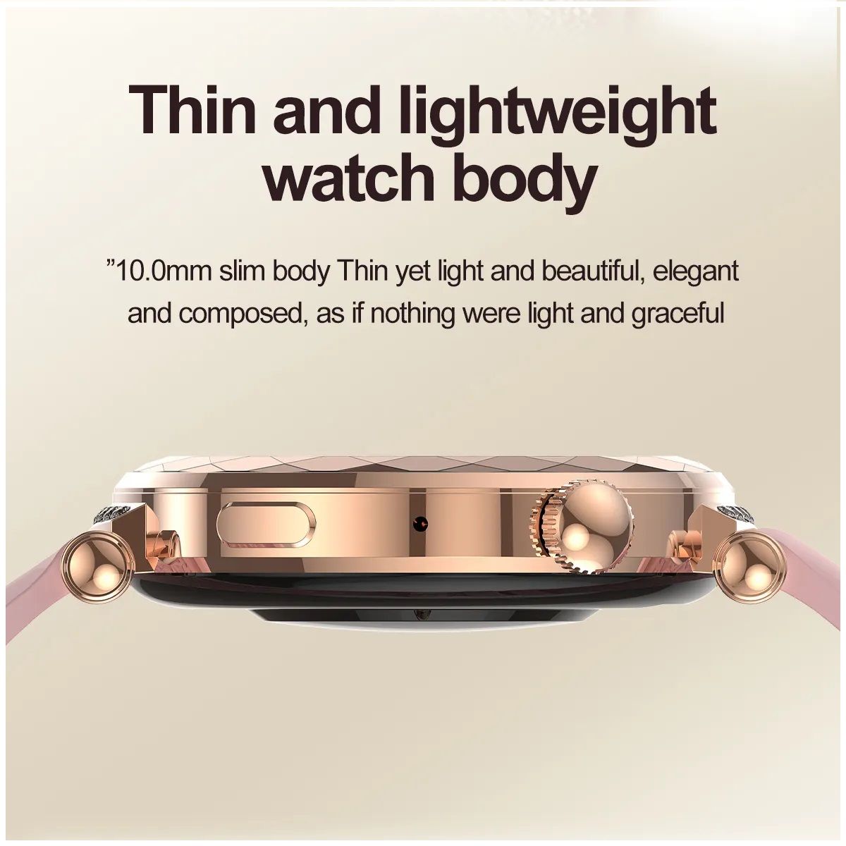 STARTECHOFFICE - Reloj Inteligente Smartwatch HK88 Amoled IP68 NFC Notificaciones Salud Compatible IOS Android