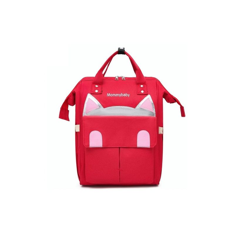 GENERICO - Mochila Pañalera Bebe Bolso Maternal Gatito