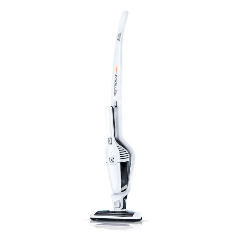 ELECTROLUX Aspiradora Vertical Inalámbrica Ergorapido Ciclónica 2 en 1 ERGO21 Blanco