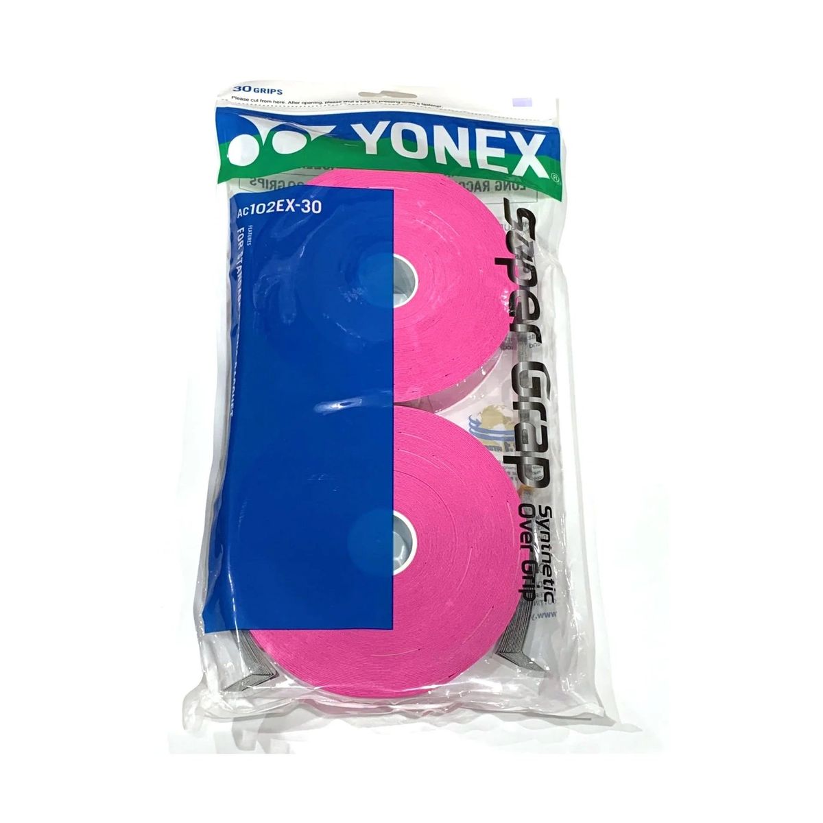 YONEX - Overgrip Yonex Super Grap Rosado X30 Tenis Padel
